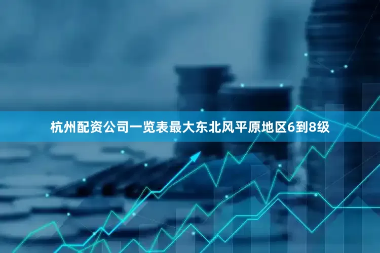 杭州配资公司一览表最大东北风平原地区6到8级
